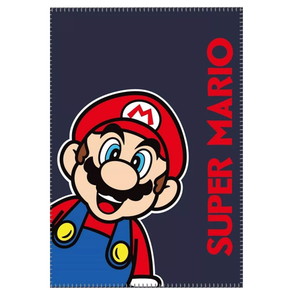 Super Mario Fleece Blanket - Buy  at GiftMasters.co.uk