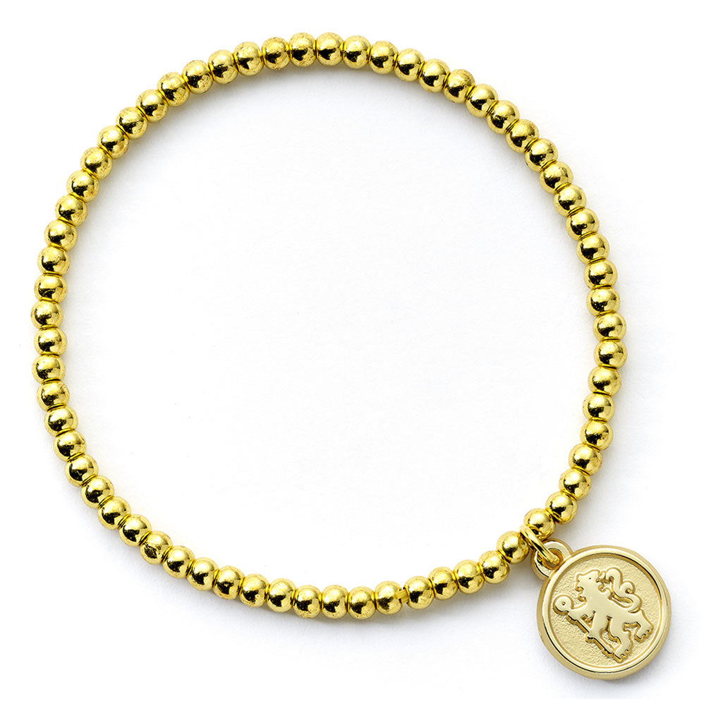 Chelsea FC Gold Finish Bead Bracelet - Buy Bracelets & Charms at GiftMasters.co.uk