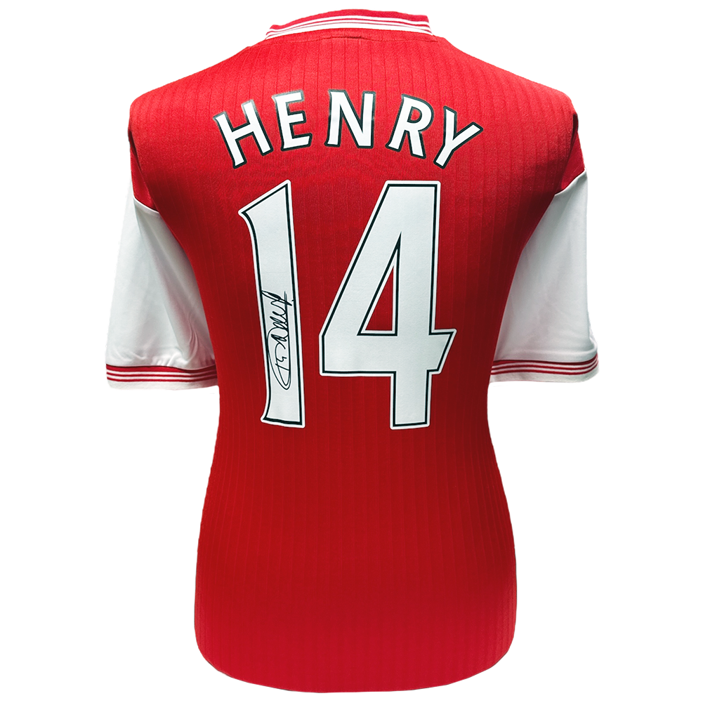 Arsenal FC Henry Centenary Retro Signed Shirt - Buy Shirts at GiftMasters.co.uk