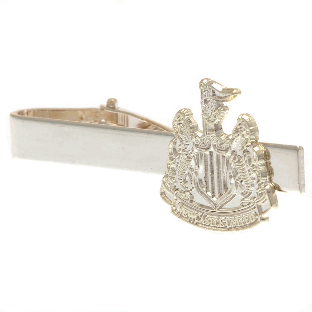 Newcastle United FC Silver Plated Tie Slide - Buy Ties & Pins at GiftMasters.co.uk