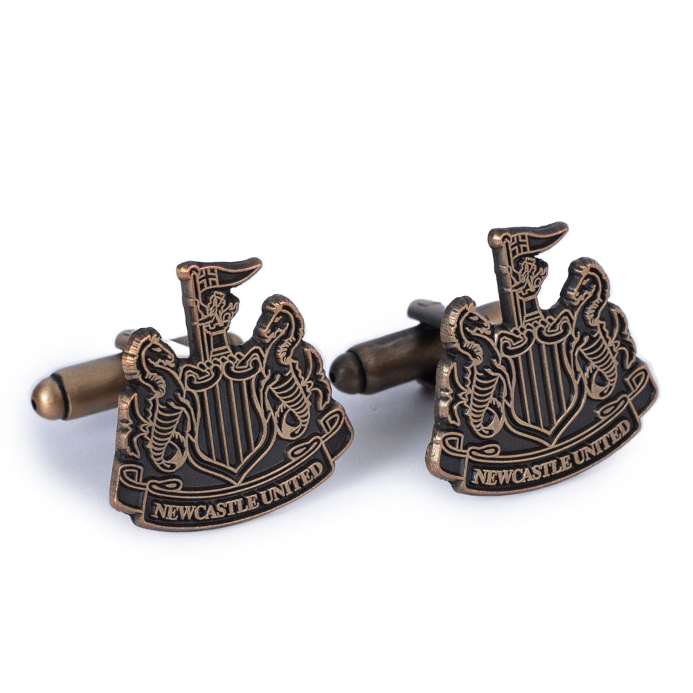 Newcastle United FC Antique Gold Cufflinks - Buy Cufflinks at GiftMasters.co.uk