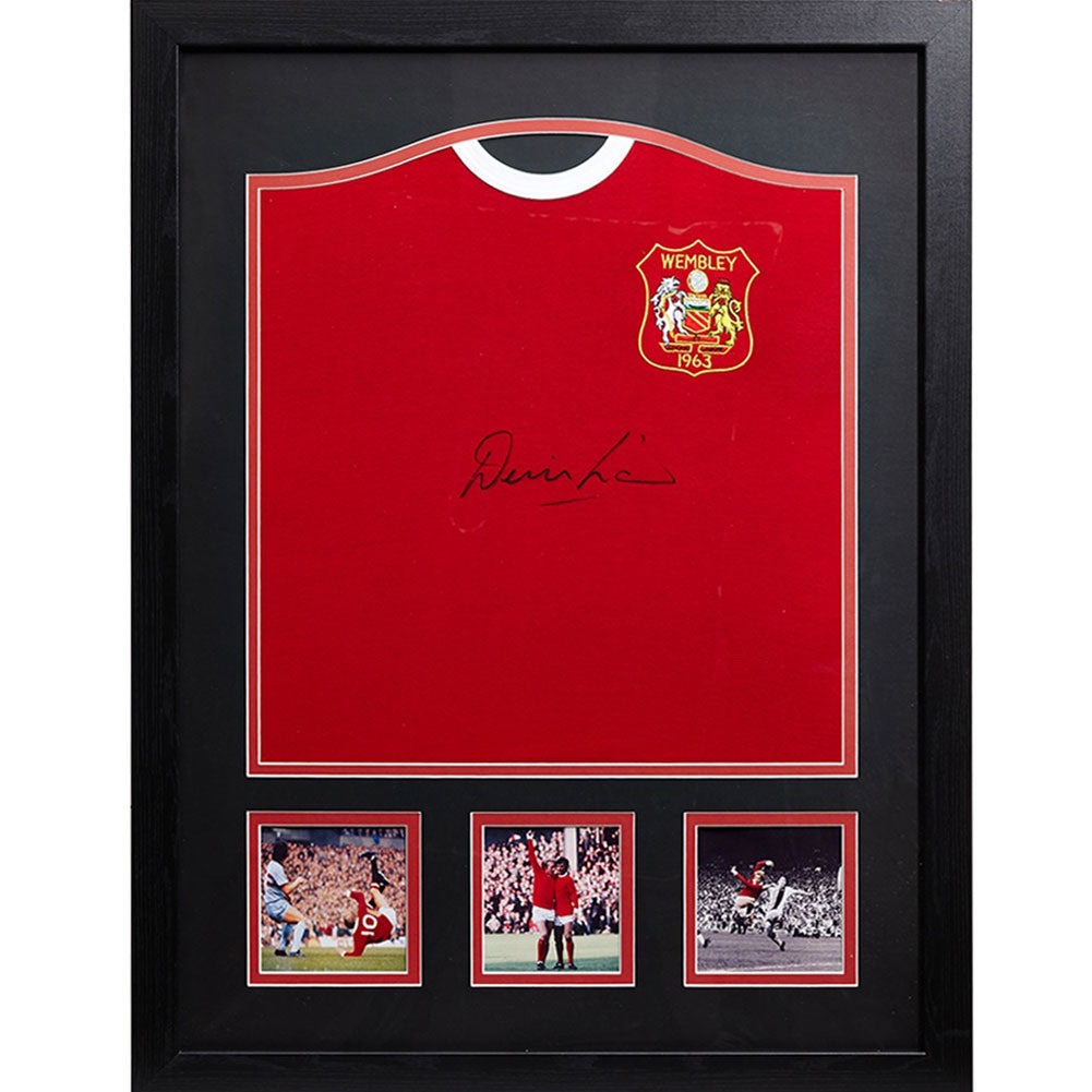 Manchester United FC Law Signed Shirt (Framed) - Buy Shirts at GiftMasters.co.uk