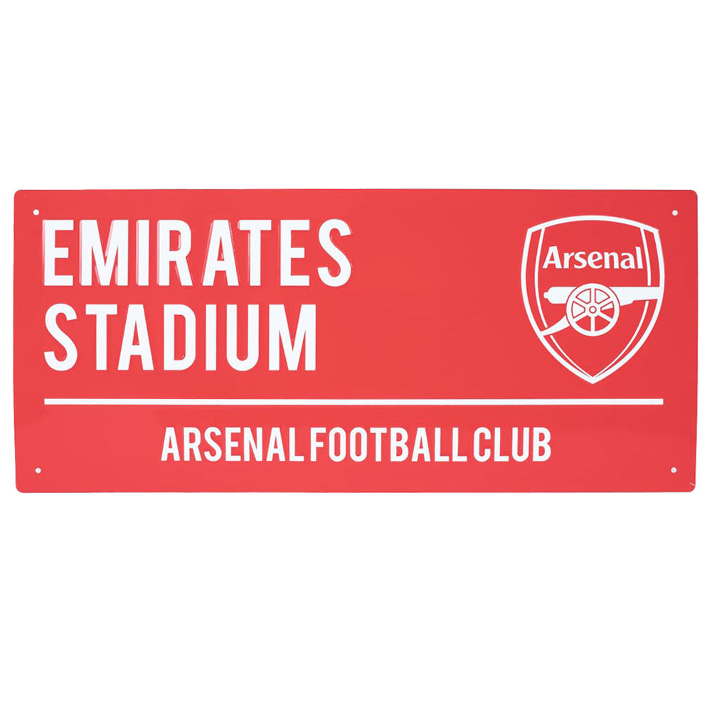 Arsenal FC Colour Street Sign - Buy Metal Signs at GiftMasters.co.uk