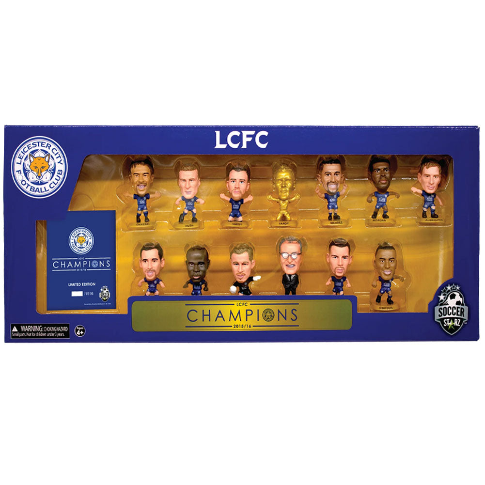 Leicester City FC SoccerStarz Premier League Winners Team Pack - Buy Team Packs at GiftMasters.co.uk