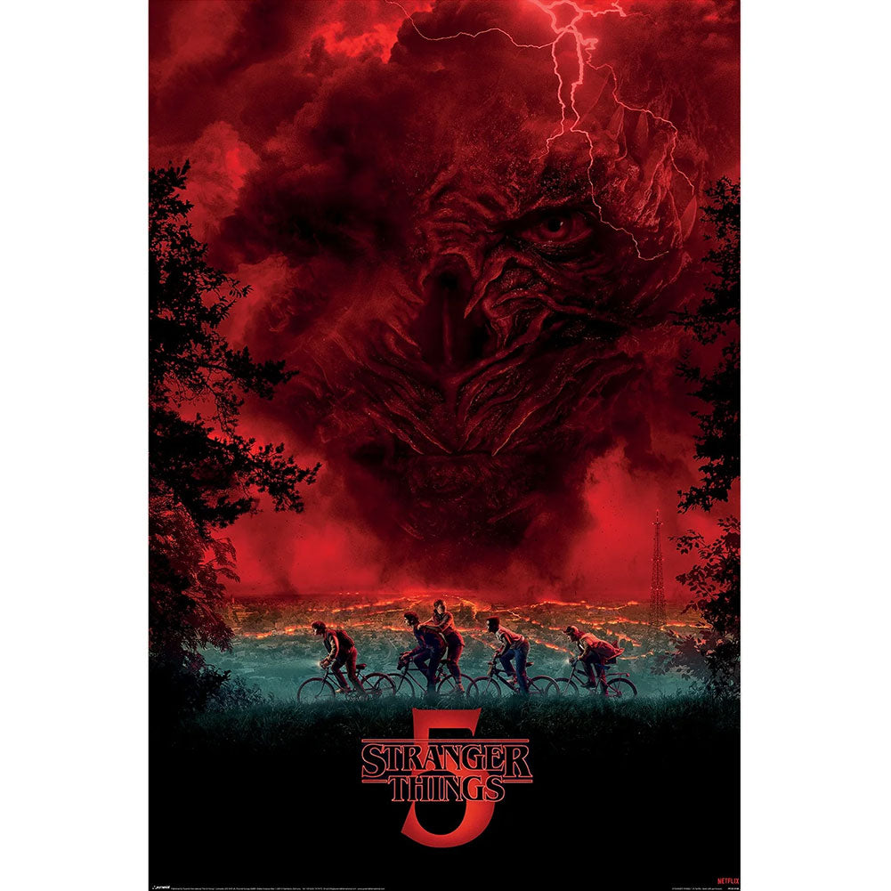 Stranger Things 5 Vecna Sky Poster 43 - Buy Posters at GiftMasters.co.uk
