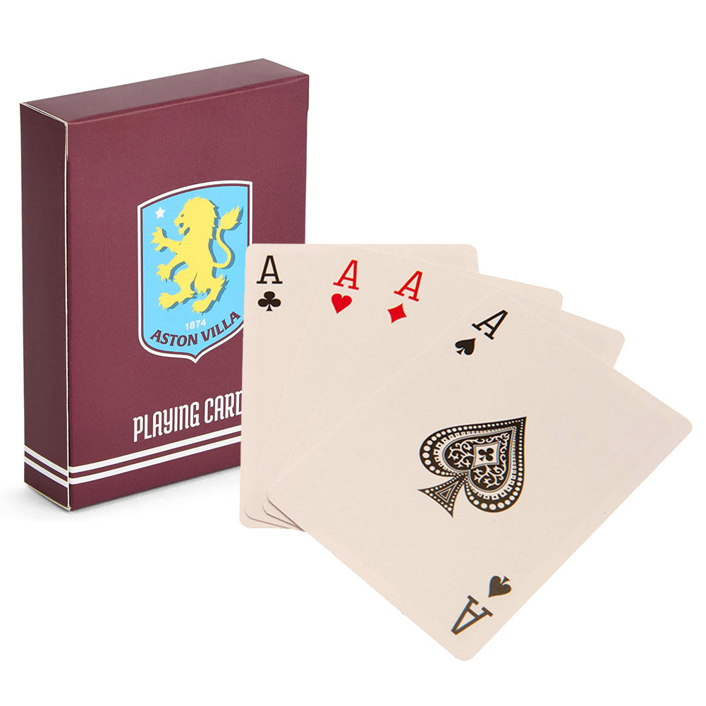 Aston Villa FC Playing Cards - Buy General at GiftMasters.co.uk