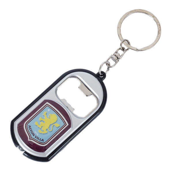 Aston Villa FC Keyring Torch Bottle Opener