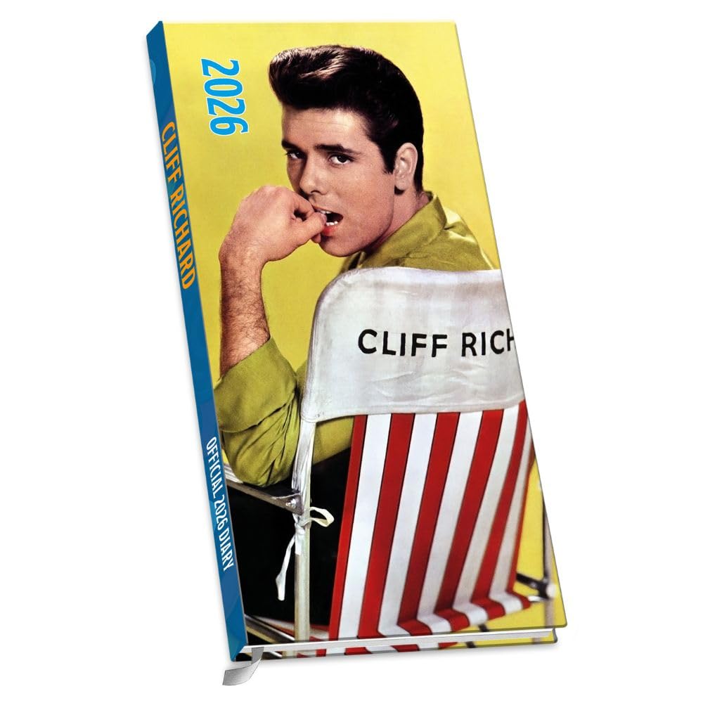 Cliff Richard Slim Diary 2026 - Buy Calendars & Diaries at GiftMasters.co.uk