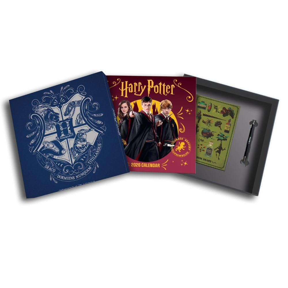 Harry Potter Calendar & Diary Gift Box 2026 - Buy Calendars & Diaries at GiftMasters.co.uk