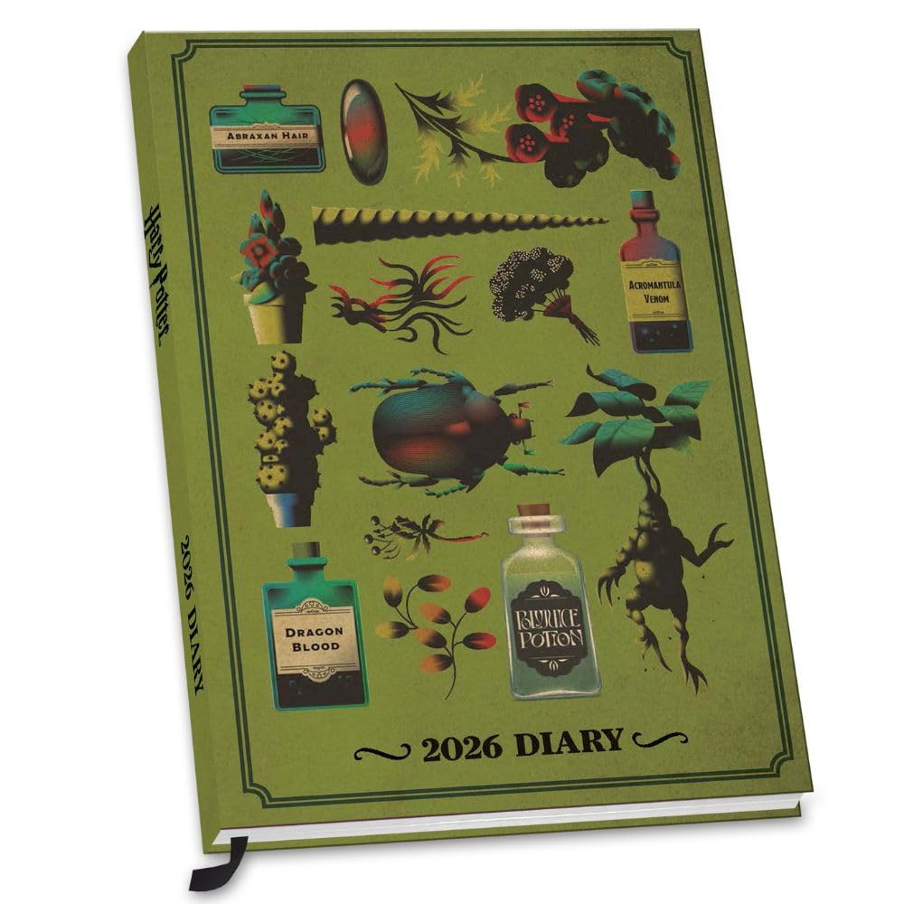 Harry Potter A5 Diary 2026 - Buy Calendars & Diaries at GiftMasters.co.uk