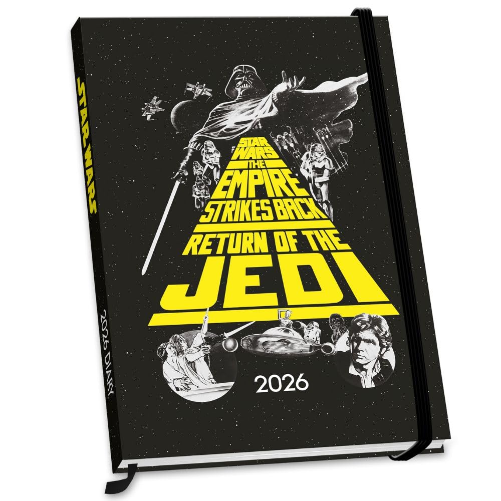 Star Wars A5 Diary 2026 - Buy Calendars & Diaries at GiftMasters.co.uk