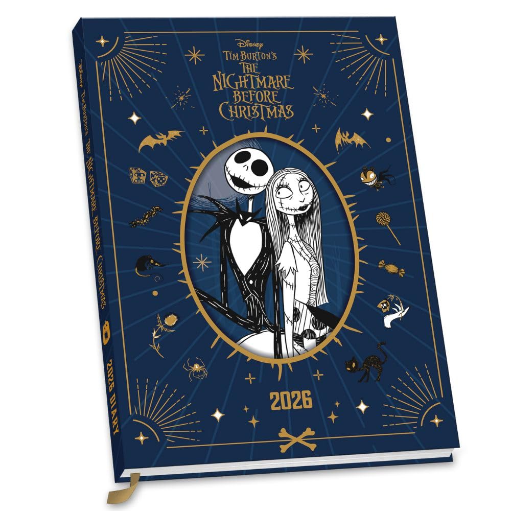 The Nightmare Before Christmas A5 Diary 2026 - Buy Calendars & Diaries at GiftMasters.co.uk