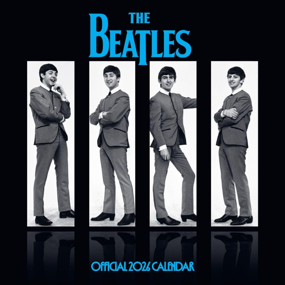 The Beatles Square Calendar 2026 - Buy Calendars & Diaries at GiftMasters.co.uk