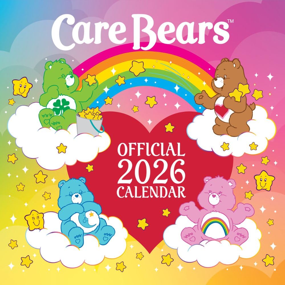 Care Bears Square Calendar 2026 - Buy Calendars & Diaries at GiftMasters.co.uk