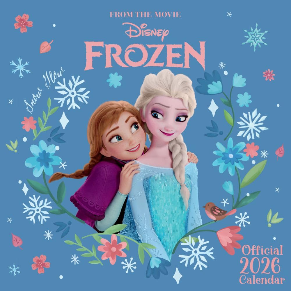 Frozen Square Calendar 2026 - Buy Calendars & Diaries at GiftMasters.co.uk