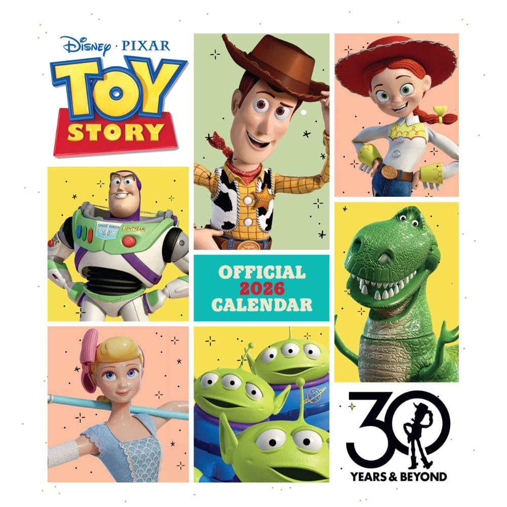 Toy Story Square Calendar 2026 - Buy Calendars & Diaries at GiftMasters.co.uk