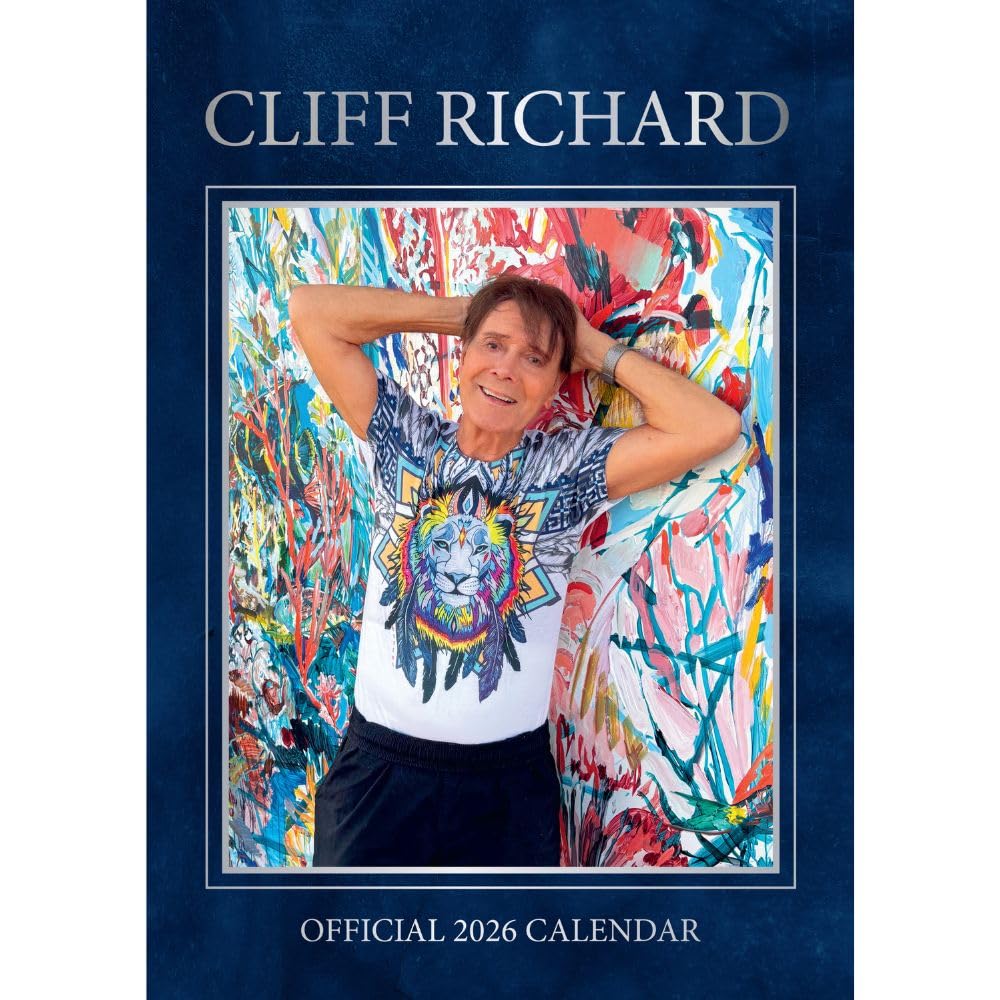 Cliff Richard A3 Calendar 2026 - Buy Calendars & Diaries at GiftMasters.co.uk