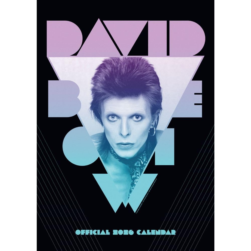 David Bowie A3 Calendar 2026 - Buy Calendars & Diaries at GiftMasters.co.uk
