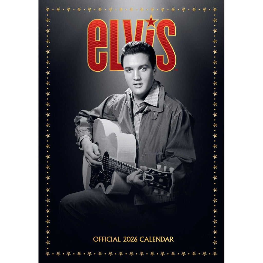Elvis Presley A3 Calendar 2026 - Buy Calendars & Diaries at GiftMasters.co.uk