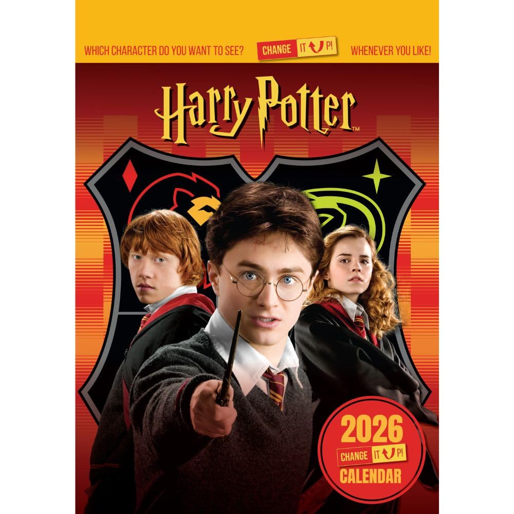 Harry Potter A3 Calendar 2026 - Buy Calendars & Diaries at GiftMasters.co.uk