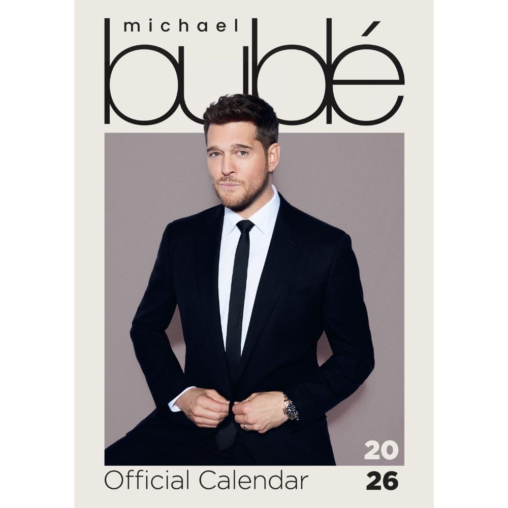 Michael Buble A3 Calendar 2026 - Buy Calendars & Diaries at GiftMasters.co.uk