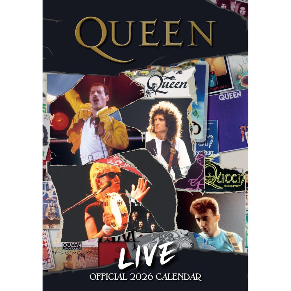 Queen A3 Calendar 2026 - Buy Calendars & Diaries at GiftMasters.co.uk