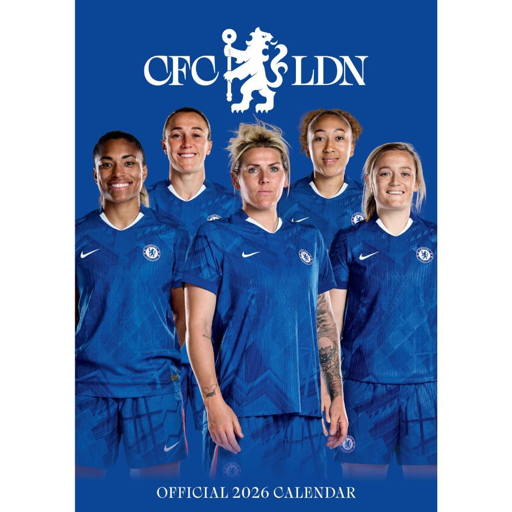 Chelsea WFC A3 Calendar 2026 - Buy Calendars & Diaries at GiftMasters.co.uk