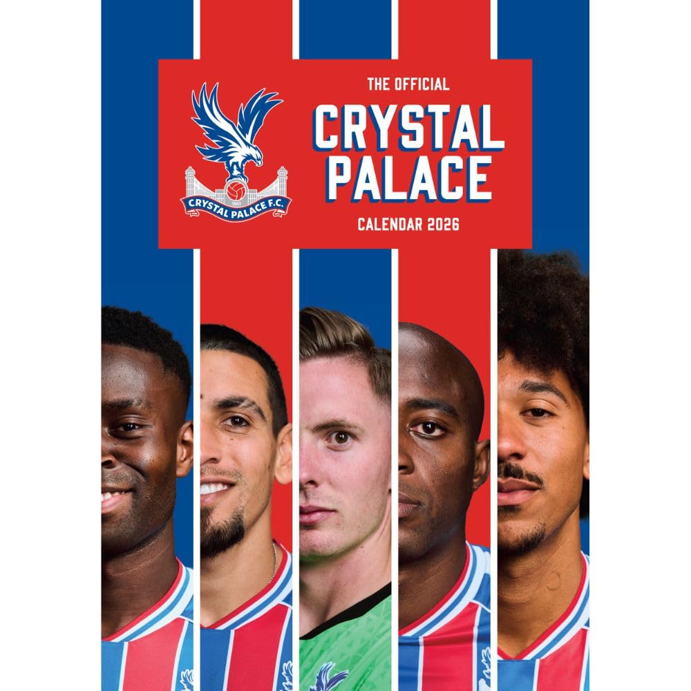 Crystal Palace FC A3 Calendar 2026 - Buy Calendars & Diaries at GiftMasters.co.uk