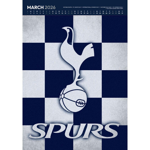 Tottenham Hotspur FC Deluxe Calendar 2026