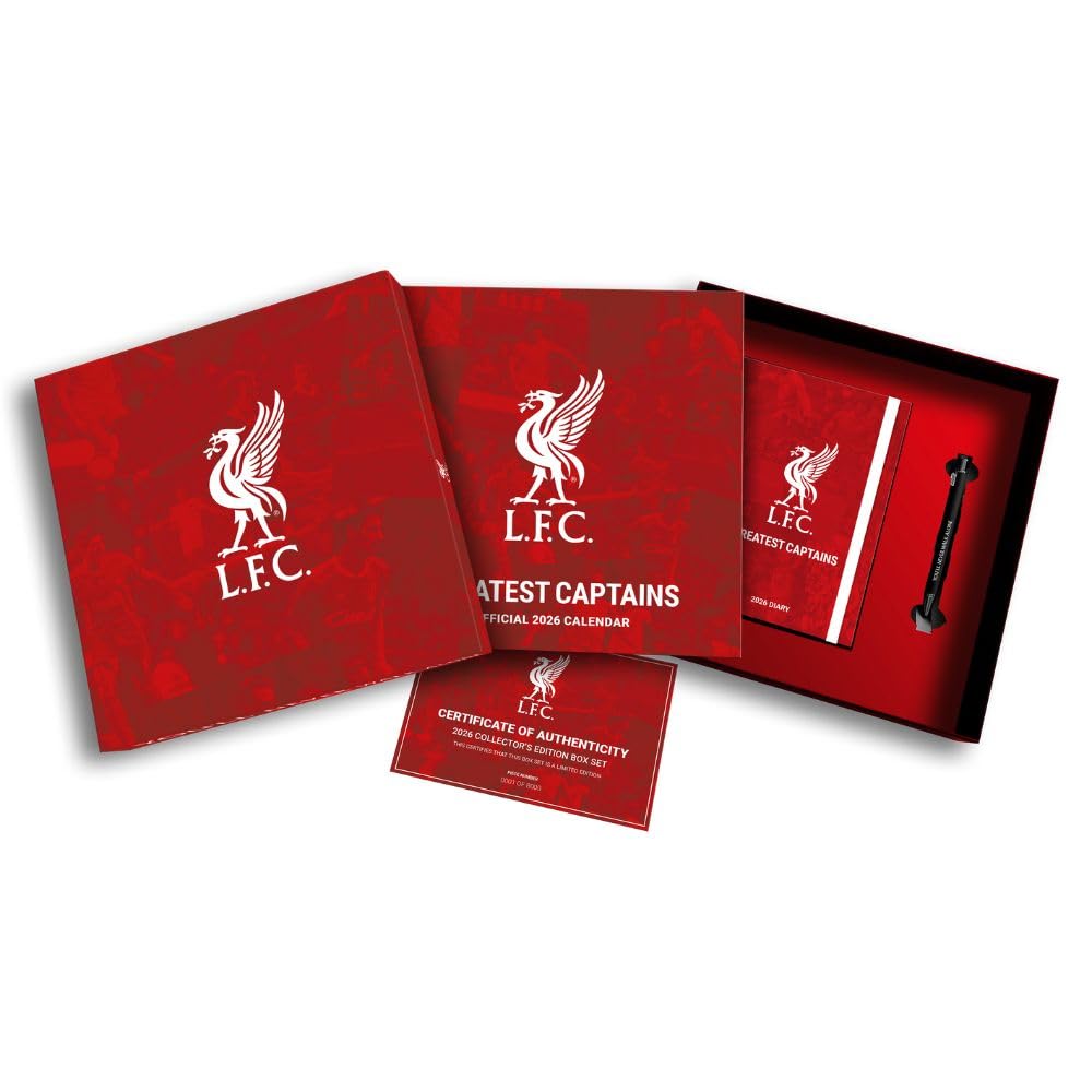 Liverpool FC Calendar & Diary Musical Gift Box 2026 - Buy Calendars & Diaries at GiftMasters.co.uk
