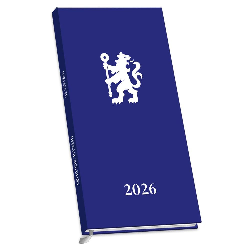 Chelsea FC Slim Diary 2026 - Buy Calendars & Diaries at GiftMasters.co.uk
