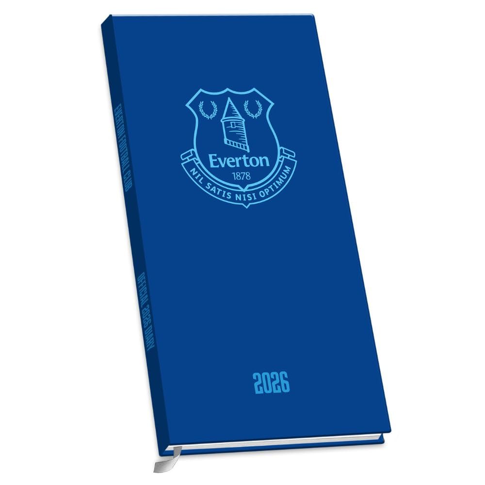 Everton FC Slim Diary 2026 - Buy Calendars & Diaries at GiftMasters.co.uk