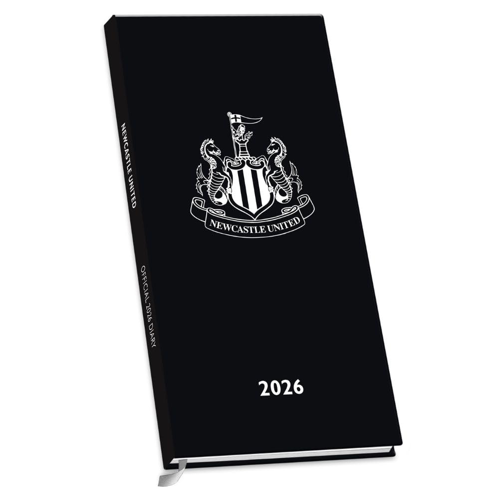 Newcastle United FC Slim Diary 2026 - Buy Calendars & Diaries at GiftMasters.co.uk
