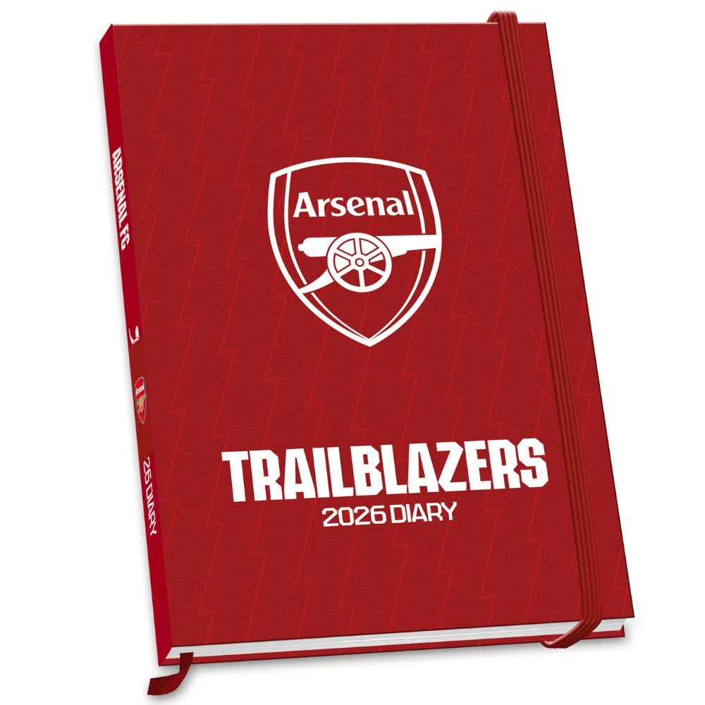Arsenal FC A5 Diary 2026 - Buy Calendars & Diaries at GiftMasters.co.uk