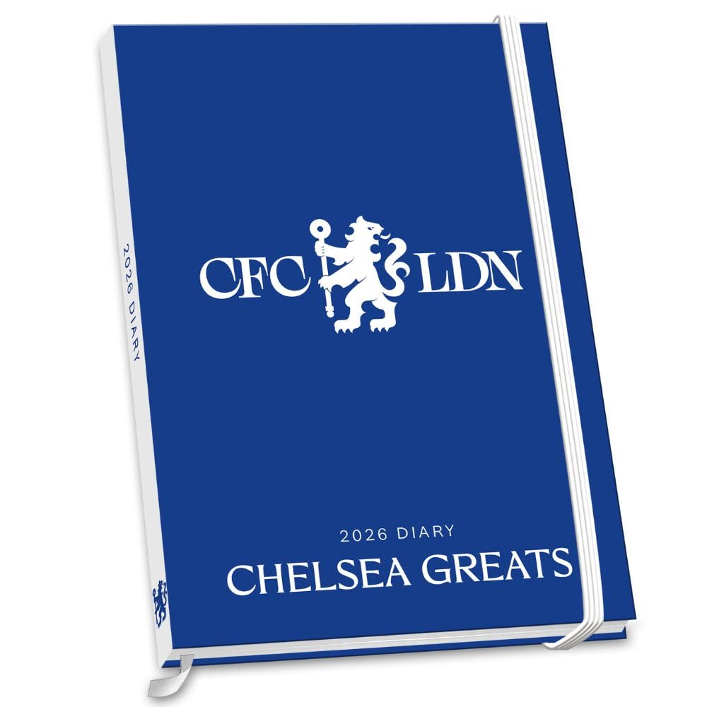 Chelsea FC A5 Diary 2026 - Buy Calendars & Diaries at GiftMasters.co.uk