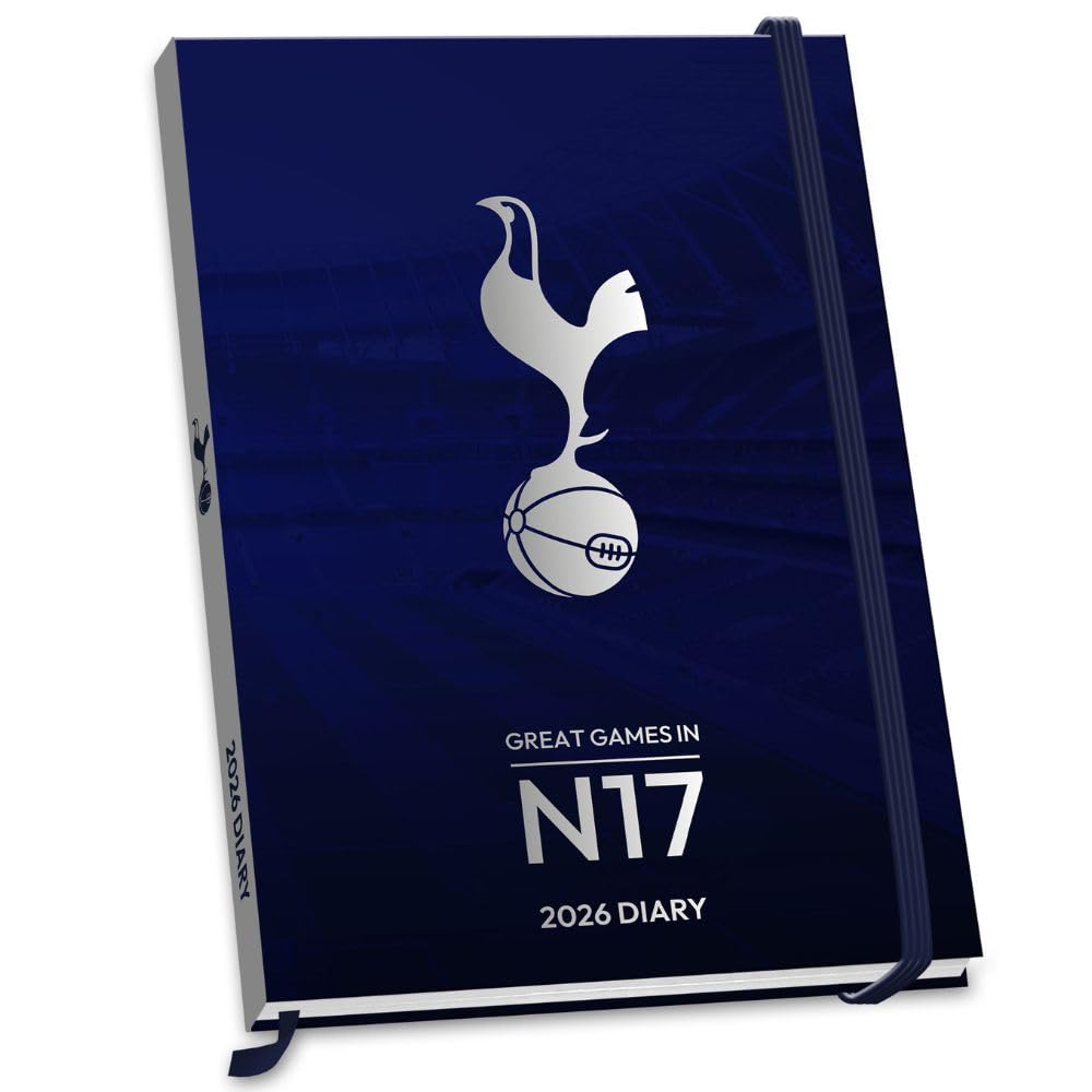 Tottenham Hotspur FC A5 Diary 2026 - Buy Calendars & Diaries at GiftMasters.co.uk