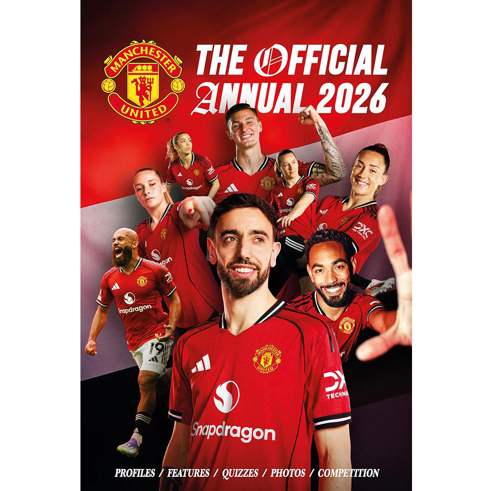 Manchester United FC Annual 2026 - Buy Annuals at GiftMasters.co.uk