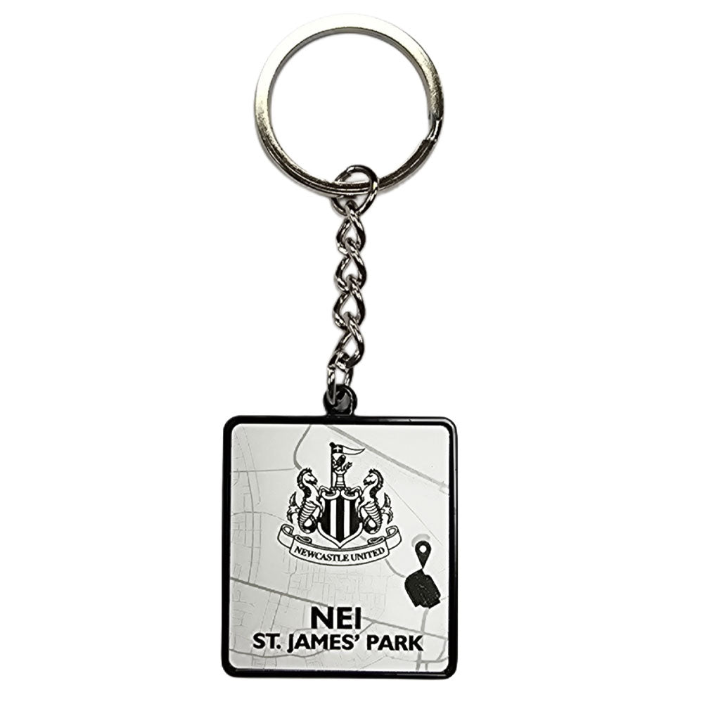 Newcastle United FC Route To St James' Park Keyring - Buy Keyrings at GiftMasters.co.uk