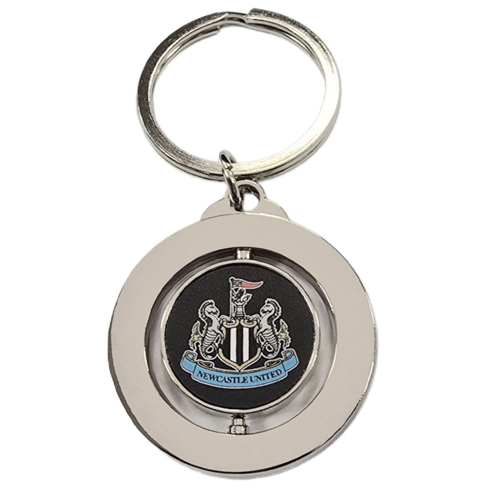Newcastle United FC Spinner Keyring - Buy Keyrings at GiftMasters.co.uk