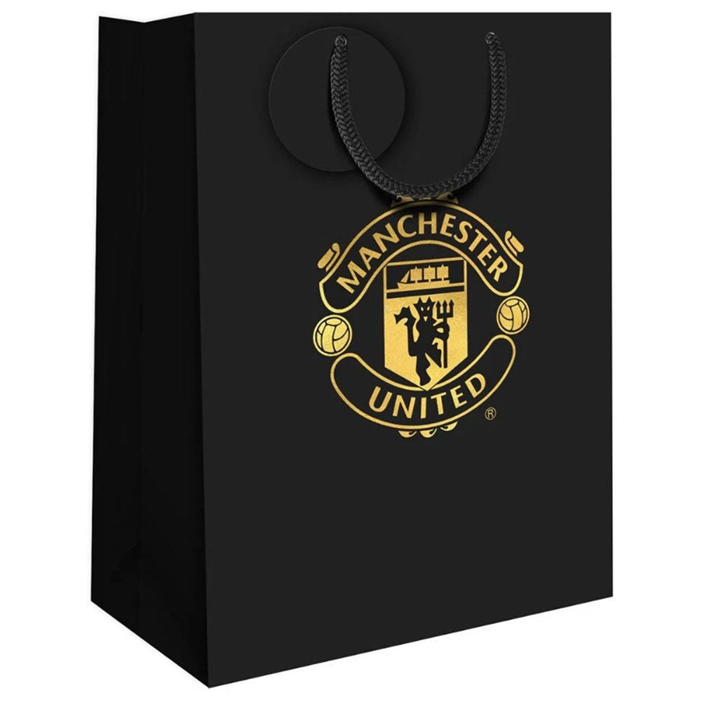 manchester united fc black gift bag - Buy Cards & Gift Wrap at GiftMasters.co.uk