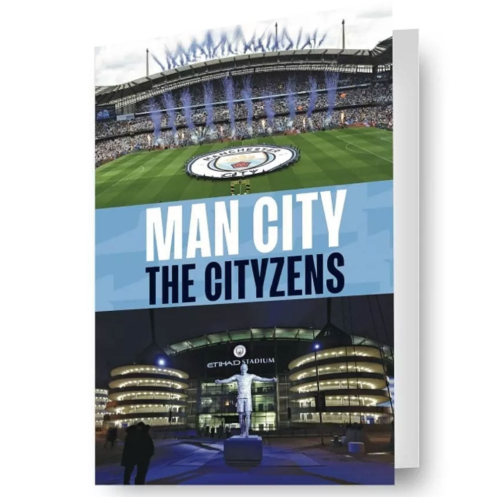 Manchester City FC 3D Lenticular Birthday Card - Buy Cards & Gift Wrap at GiftMasters.co.uk