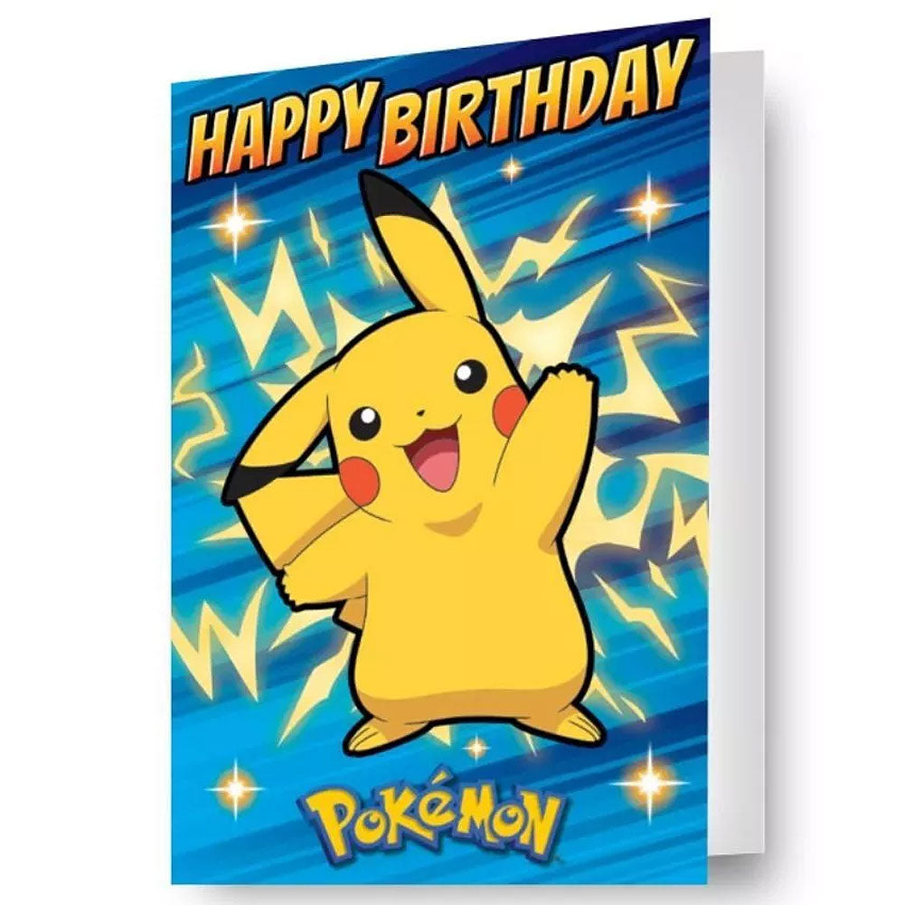Pokemon 3D Lenticular Birthday Card - Buy Cards & Gift Wrap at GiftMasters.co.uk