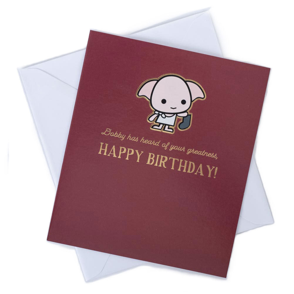 Harry Potter Dobby Birthday Card - Buy Cards & Gift Wrap at GiftMasters.co.uk