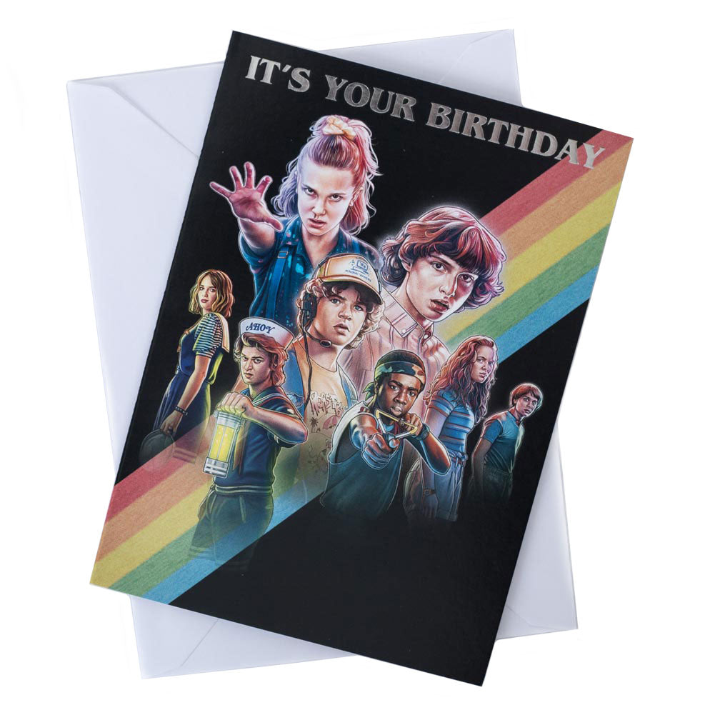 Stranger Things Birthday Card - Buy Cards & Gift Wrap at GiftMasters.co.uk