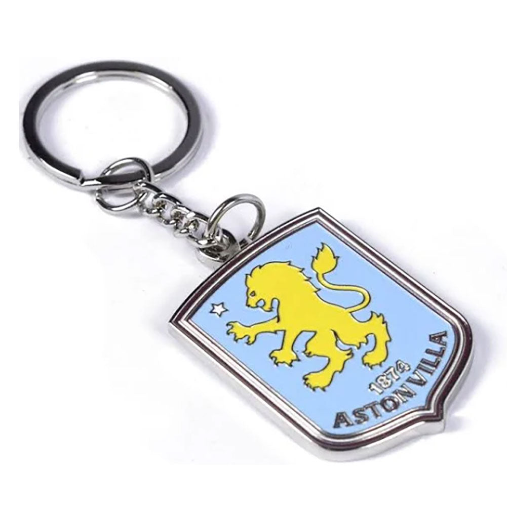 Aston Villa FC Crest Keyring - Buy Keyrings at GiftMasters.co.uk