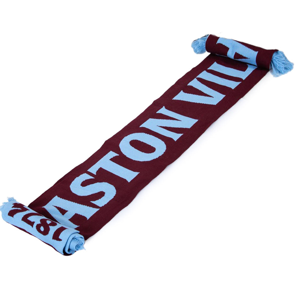 Aston Villa FC Nero Scarf - Buy Gloves & Scarves at GiftMasters.co.uk
