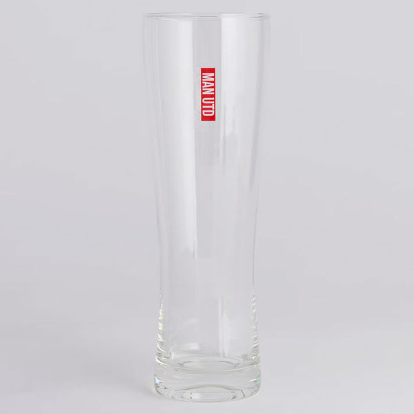 Manchester United FC Mono Crest Tall Beer Glass