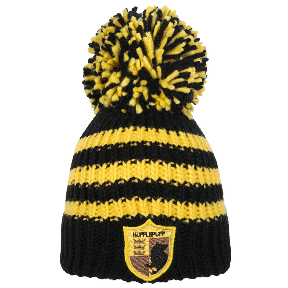 Harry Potter 'Big Bobble Hat' Hufflepuff - Buy Knitted Hats at GiftMasters.co.uk