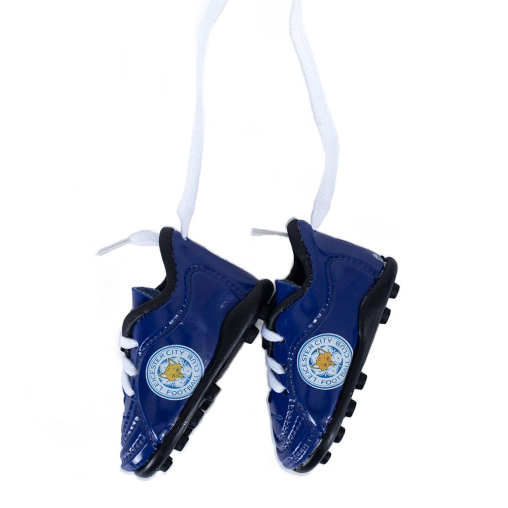 Leicester City FC Mini Football Boots - Buy Hang Ups & Stickers at GiftMasters.co.uk