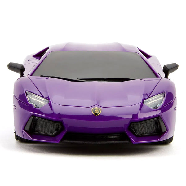 Lamborghini Aventador Radio Controlled Car 1:24 Scale Purple